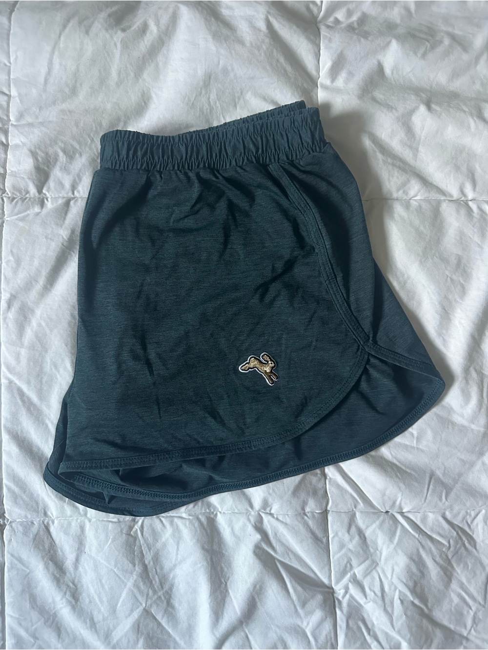 Tracksmith Teal Running Shorts